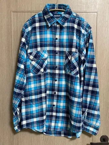 hysteric 플란넬 셔츠 긴팔 셔츠