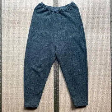 yohaku 두바이 팬츠 쭈리 소재 그린 멜란지