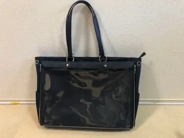 레어 레어 회전식 A3면 BIG 토트 숨길 수 있는 이타백 네이비