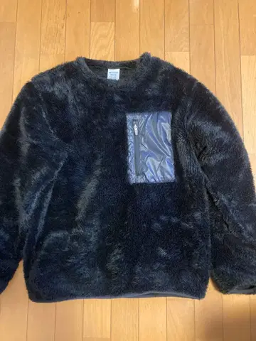 Champion 플리스 자켓 블랙 M