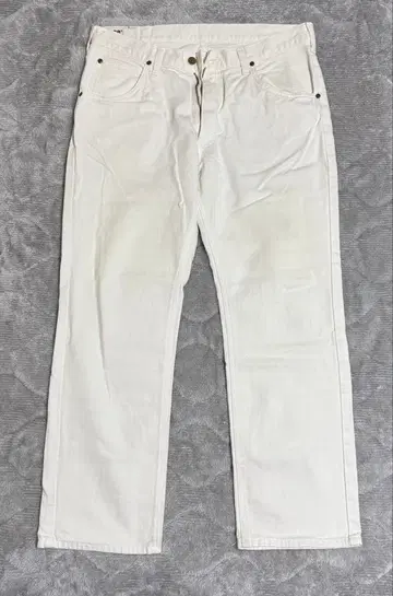 Lee 화이트 스트레이트 청바지