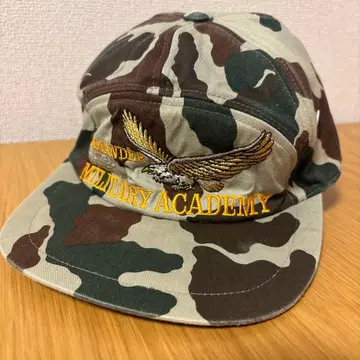 빈티지 미국 밀리터리 아카데미 카모플라쥬 캡 이글 야마다 렌