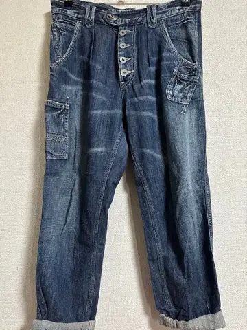 CUBE SUGAR 빈티지 가공 데님