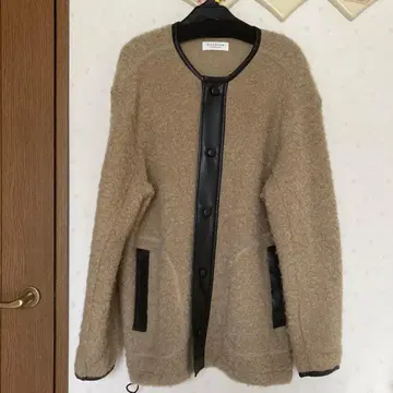 MACPHEE 베이지 플리스 자켓