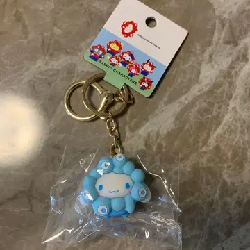 산리오 미야쿠미야쿠 파스텔 시나모롤 키링 시나몬 만박