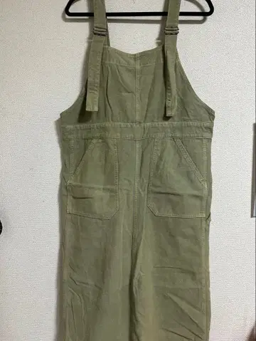 CUBE SUGAR 카키 살로펫 스커트