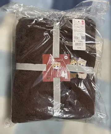 UNIQLO mofusand 퍼리 플리스 세트 다크 브라운 L