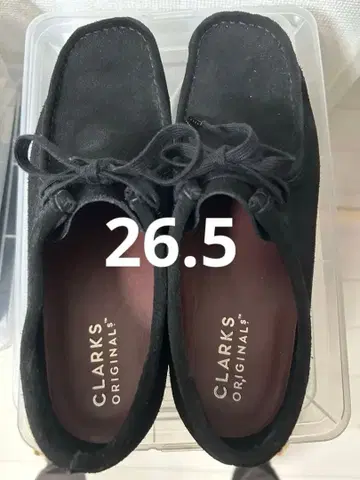클락스 왈라비 블랙 새상품급 26.5