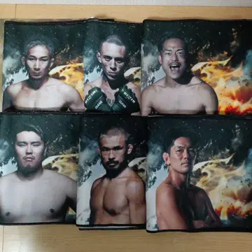 RIZIN 제일복권 응원 타월 6점 묶음 판매 아시자와 류세이 코지
