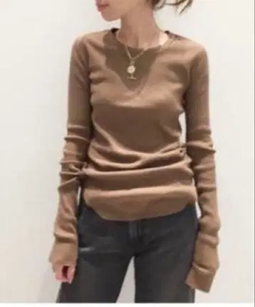 L'Appartement [ GOOD GRIEF ] RIB L/S TOP