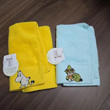 무민 스너프킨 타월 2장 세트