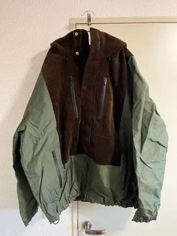 소프트 하이픈 마운틴 파카 코듀로이 절개 OLIVE 사이즈 03