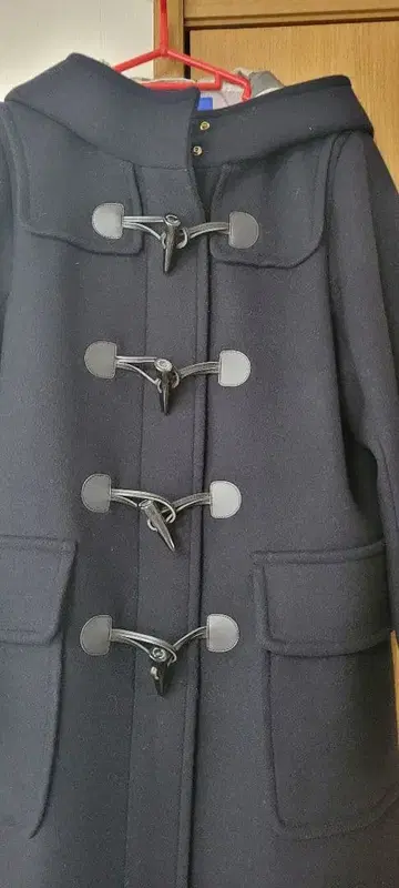 BLUE LABEL, 더플 코트 체크 안감