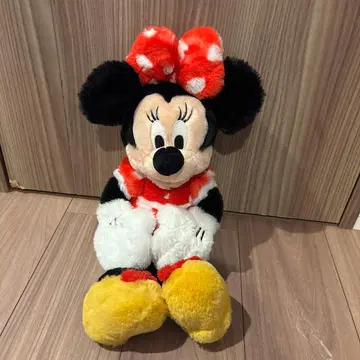 도쿄 디즈니 리조트 미니 마우스 플러피 플러시 봉제 인형