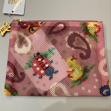 FEILER 메쉬 파우치 핑크