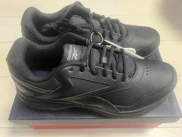 리복 블랙 천연 가죽 스니커즈 26.5