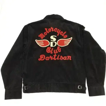 스튜디오 다치산 코듀로이 자켓 4602 자수 블랙 40