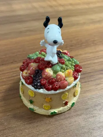 [레어!] 스누피 소품함 케이크