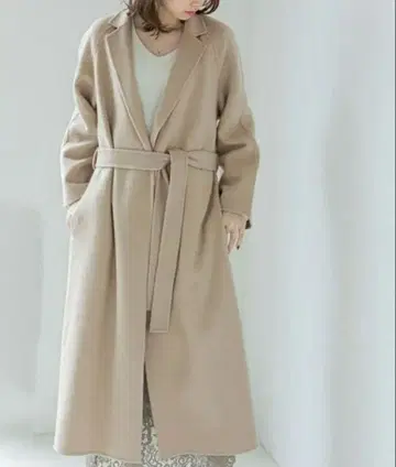 W/Ny 리버 롱 체스터 코트 노블