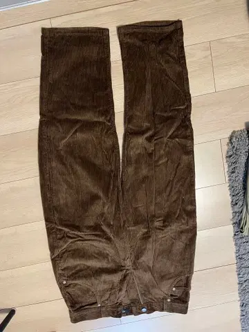 BEAMS HEART 브라운 코듀로이 팬츠 S