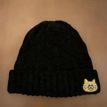 노라네코 군단 키즈 비니 블랙