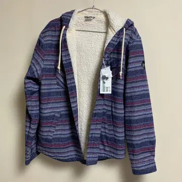 LOGOS 보아 자켓 L 사이즈 스트라이프