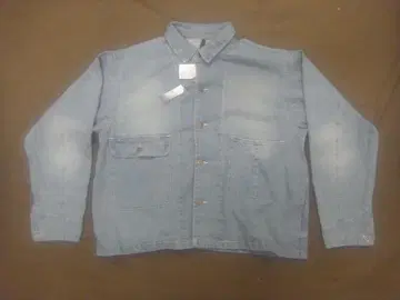 [ 미사용 ] HALHAM 데님 커버올 사이즈 L 택 포함