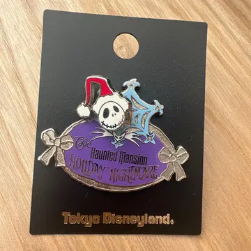 디즈니 혼티드 맨션 홀리데이 나이트메어 크리스마스 핀 배지