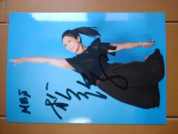 MBS 마츠카와 히로코 아나운서 친필 사인 브로마이드 L 사이즈