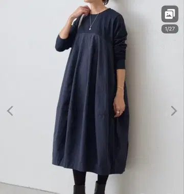 비어즐리 네이비 말 원피스 긴팔 원피스 사이즈 0