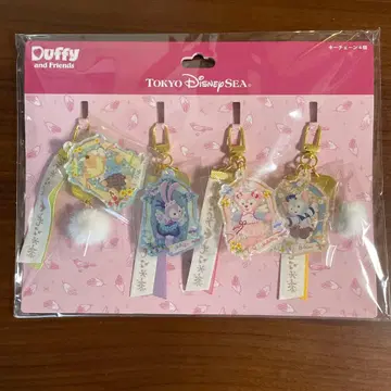 더피 & 프렌즈 위싱 윙스 키체인 4개