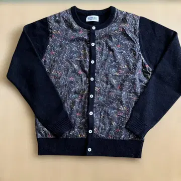 BEAMS BOY 플라워 프린트 가디건