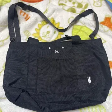 미피 얼굴 숄더백 블랙