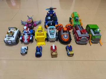 파우 패트롤 차량 세트 14대