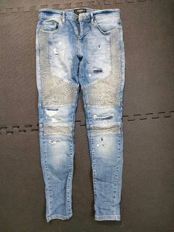 REPRESENT 스트레치 바이커 데님 30 블루 리프레젠트