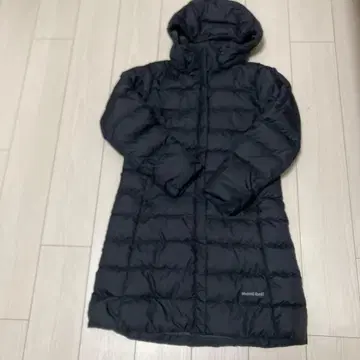 몽벨 트래블 다운 롱 코트 블랙 S 사이즈