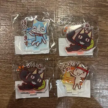 어디든지 함께 미니 아크릴 스탠드 토로 쿠로 소라 4개 세트