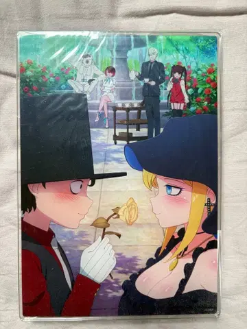 사신 영감님과 검은 메이드 아크릴 아트 보드 A5 미개봉 새상품!