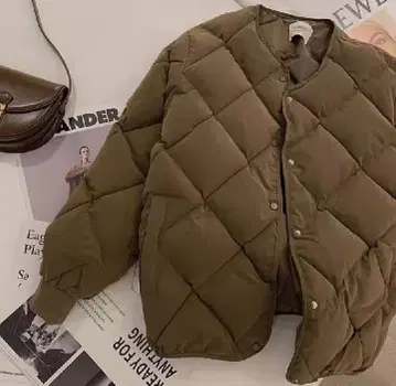 [ 새상품 ] 마름모꼴 퀼팅 아우터