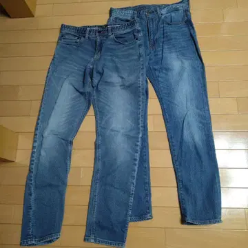 NANO UNIVERSE 스트레이트 데님 2세트