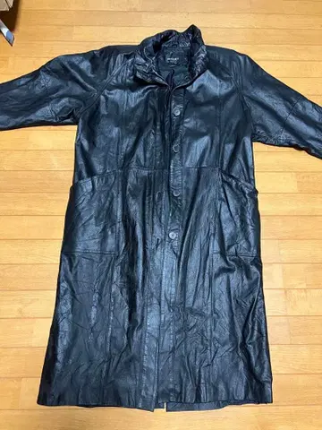 가죽 코트 롱 코트 자켓