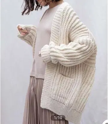 주말 세일! 오드리앤존와드 손뜨개질 페루 니트 가디건 WH
