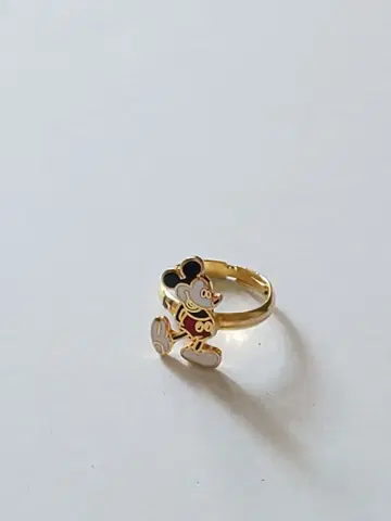 당시물 디즈니 빈티지 미키 반지 쇼와 레트로 반지