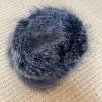 CA4LA 그레이 러시아 퍼 햇