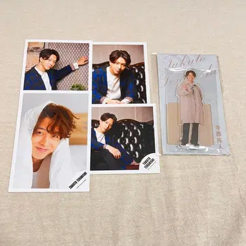테라니시 타쿠토 공식 사진 4장 세트 아크릴 스탠드