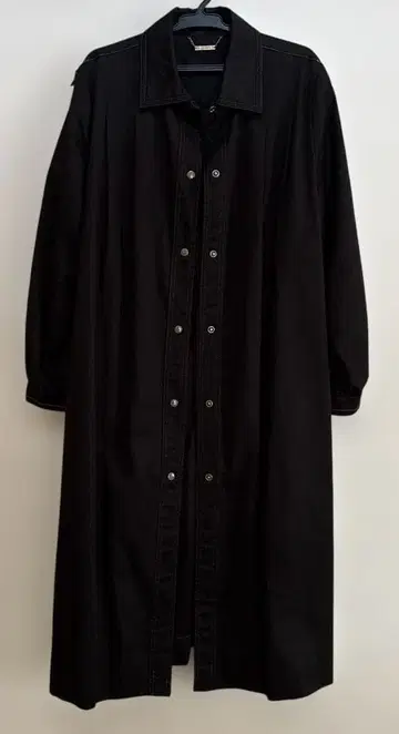 andre 블랙 트렌치코트