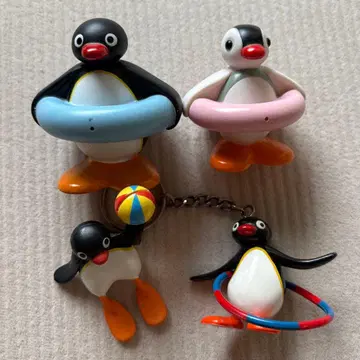 PINGU 피규어 3개 & 키링 세트