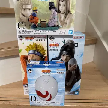 [ 나루토 ] 파도의 나라 편 피규어 4개 세트 + 덤 다수