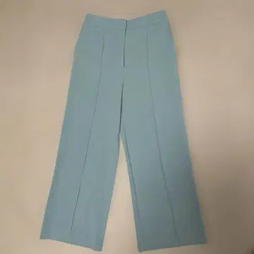 Demi-Luxe BEAMS 라이트 블루 와이드 팬츠