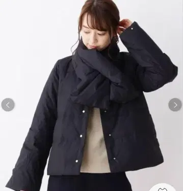 오페크.클립 오페크 다운 자켓 머플러 미사용